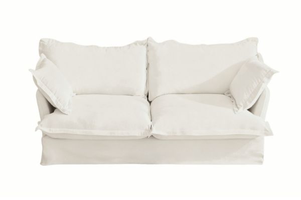 Picture of CAVINAS 3/2/1 Seater Fabric Sofa Range (Ivory) - 2 Seater