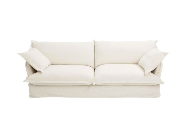 Picture of CAVINAS 3/2/1 Seater Fabric Sofa Range (Ivory) - 3 Seater