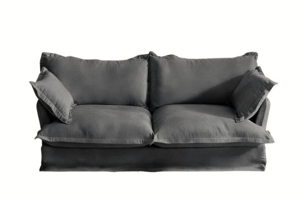 Picture of CAVINAS 3/2/1 Seater Fabric Sofa Range (Dark Grey) - 2 Seater