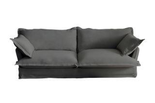 Picture of CAVINAS 3.5/2.5/1.5 Seater Fabric Sofa Range (Dark Grey) - 3.5 Seater
