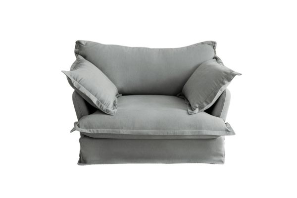 Picture of CAVINAS 3/2/1 Seater Fabric Sofa Range (Grey) - 1 Seater
