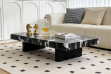 Picture of LUCIANO 140 Microcrystalline Stone Top Coffee Table (Dark)