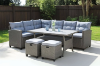 Picture of ALBANY Sectional Outdoor Dining Wicker Sofa Set