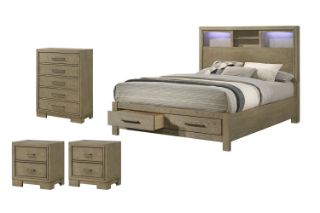 Picture of KENORA Bedroom Combo Set in Queen Size - 4PC