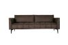 Picture of  [FLOOR MODEL CLEARANCE] BARTLET 3 Seater Chocolate Air Leather Sofa