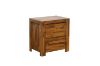Picture of  [FLOOR MODEL CLEARANCE] MALAGA 2-Drawer Bedside Table (Brown)