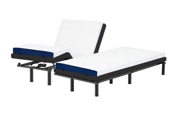 Picture of MOTIONFLEXI PRO Electric Adjustable Bed Base with Memory Foam Mattress Set - Split Super King Size