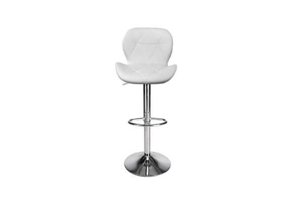 Picture of  [FLOOR MODEL CLEARANCE]  LIBBY Adjustable Swivel Gas Lift Bar Stool (White)