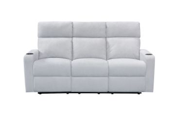Picture of (FLOOR MODEL CLEARANCE) KIMMO 3 Seater Manual Reclining Sofa Range with Cup Holders
