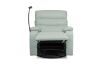 Picture of (FLOOR MODEL CLEARANCE) OLIVIO 360° Swivel Manual Recliner Lounge Chair With Mobile Holder (Light Green) 