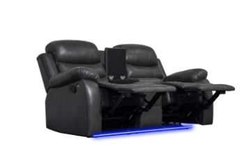 Picture of  [FLOOR MODEL CLEARANCE] GAVIN Manual 2 Seat Reclining Sofa  with Cup Holders and Storage (2RRC)