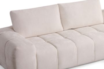 Picture of FABIEN Fabric Sectional Compressed Sofa (Beige) - Chaise Facing Right