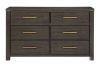 Picture of [FLOOR MODEL CLEARANCE] GLINDA 6-Drawer Dresser with Mirror 
