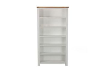 Picture of  [FLOOR MODEL CLEARANCE] SICILY 190cmx100cm Solid Wood with Ash Top Wide Bookshelf 