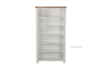 Picture of  [FLOOR MODEL CLEARANCE] SICILY 190cmx100cm Solid Wood with Ash Top Wide Bookshelf 