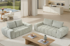Picture of FABIEN 3/2 Seater Fabric Compressed Sofa Range (Mist Green)