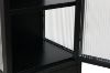 Picture of  [FLOOR MODEL CLEARANCE] STARK Steel Frame 1-Door 2-Drawer Accent Glass Display Cabinet (Black)
