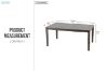 Picture of  [FLOOR MODEL CLEARANCE] KAVANA 120-165 Extension Dining Table
