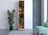 Picture of  [FLOOR MODEL CLEARANCE] COLIN 210x43cm Wall System Solution Bookshelf (Oak and Grey)
