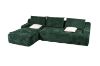 Picture of [FLOOR MODEL CLEARANCE] BRUNO Corduroy Sectional Compressed Sofa - Chaise Facing Right