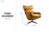 Picture of [FLOOR MODEL CLEARANCE] EAMER 360° Swivel Lounge Chair (Yellow)