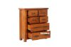 Picture of  [FLOOR MODEL CLEARANCE]  FOUNDATION 6-Drawer Tallboy (Rustic Pine)