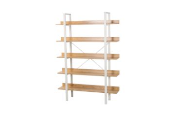 Picture of  [FLOOR MODEL CLEARANCE]  CITY 171x120cm Large Bookshelf (White) 