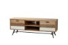 Picture of [FLOOR MODEL CLEARANCE] LEAMAN 1.6M Solid Acacia Wood TV Unit