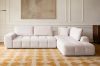 Picture of FABIEN Fabric Sectional Compressed Sofa (Beige)