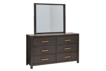 Picture of [FLOOR MODEL CLEARANCE] GLINDA 6-Drawer Dresser with Mirror 