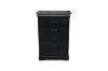 Picture of [FLOOR MODEL CLEARANCE] LOUIS 5-Drawer Hevea Wood Chest with LED  Lighting  (Black)