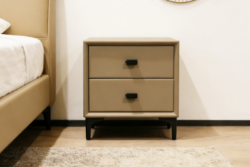 Picture of BRECON 2-Drawer Bedside Table (Brown)