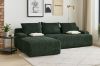 Picture of BRUNO Corduroy Sectional Chaise Facing Left Compressed Sofa