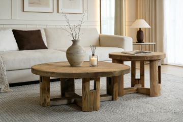 Picture of HOMER Reclaimed Pine Wood Coffee Table Set