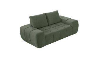 Picture of FABIEN 3/2 Seater Fabric Compressed Sofa Range (Green) - 2 Seater
