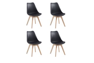 Picture of EFRON Dining Chair (Black) - 4PC in 1 Carton