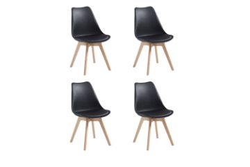 Picture of EFRON Dining Chair (Black) - 4PC in 1 Carton