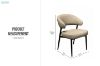 Picture of LORENZA Air Leather  Dining Chair (Light Brown)