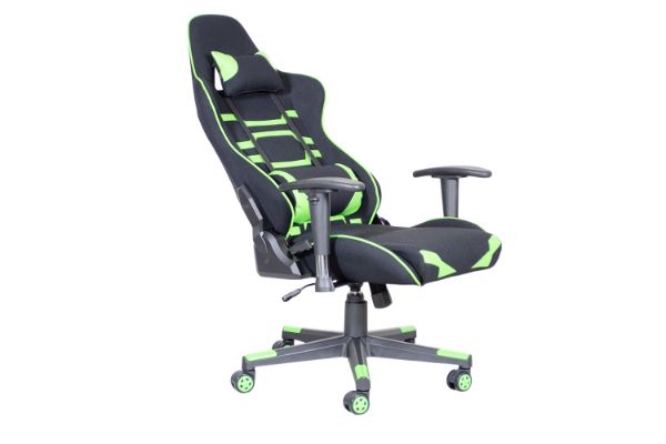 Picture of RENITH 360° Swivel Adjustable Height Gaming Recliner Chair  (Green & Black)