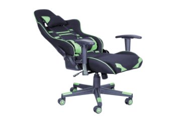Picture of RENITH 360° Swivel Adjustable Height Gaming Recliner Chair  (Green & Black)
