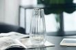 Picture of IRREGULAR Transparent Short/Tall Vertical Striped Glass Vase