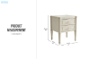 Picture of BONZIE 2-Drawer Bedside Table