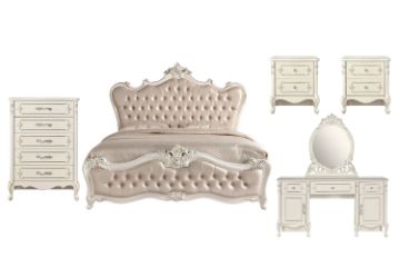 Picture of CHATEAU Bedroom Combo Set in Super King Size - 6PC Combo with Tallboy