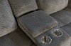 Picture of WINCHESTER Power Reclining Sofa Range (Grey) - 2 Seat with Cup Holders and Storage (2RRC)