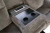 Picture of WINCHESTER Power Reclining Sofa Range (Grey) - 3 Seat with Drop Down Cup Holders & USB Port, Power Socket & Drawer (3RRC)