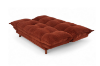 Picture of PILLOW Sofa Bed with Adjustable Backrest & Side Arm Cushions (Orange)