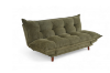 Picture of PILLOW Sofa Bed with Adjustable Backrest & Side Arm Cushions (Green)