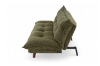 Picture of PILLOW Sofa Bed with Adjustable Backrest & Side Arm Cushions (Green)