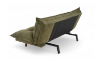 Picture of PILLOW Sofa Bed with Adjustable Backrest & Side Arm Cushions (Green)