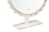 Picture of ELYSIA 3-Drawer 100-160 Extension Dressing Table with LED Mirror and Makeup Stool Combo